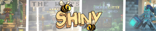 Bannière du serveur Minecraft Shiny MC 🐝