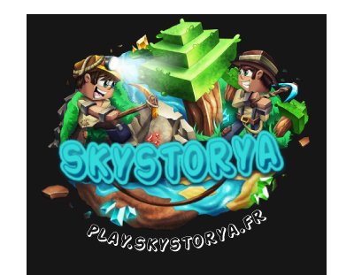 Bannière du serveur Minecraft Skystorya