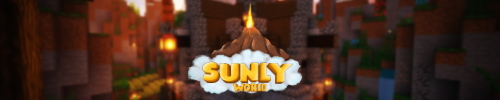 Bannière du serveur Minecraft SunlyWorld
