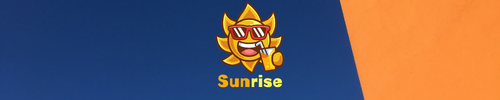 Bannière du serveur Minecraft Sunrise