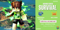 Bannière du serveur Minecraft Survival Hichibo