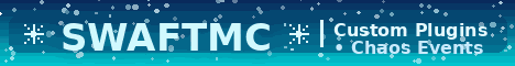 Bannière du serveur Minecraft SwaftMC