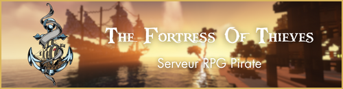 Bannière du serveur Minecraft The Fortress Of Thieves