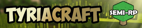 Bannière du serveur Minecraft TyriaCraft