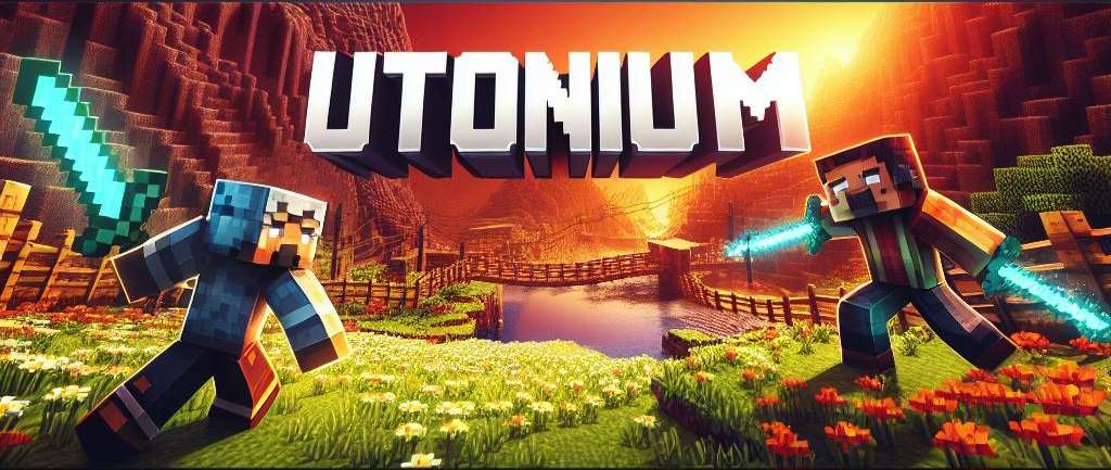 Bannière du serveur Minecraft Utonium