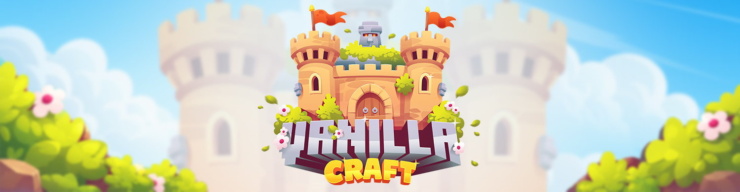 Bannière du serveur Minecraft VanillaCraft