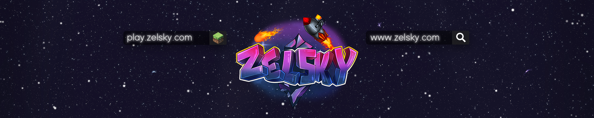 Bannière du serveur Minecraft ZelSky